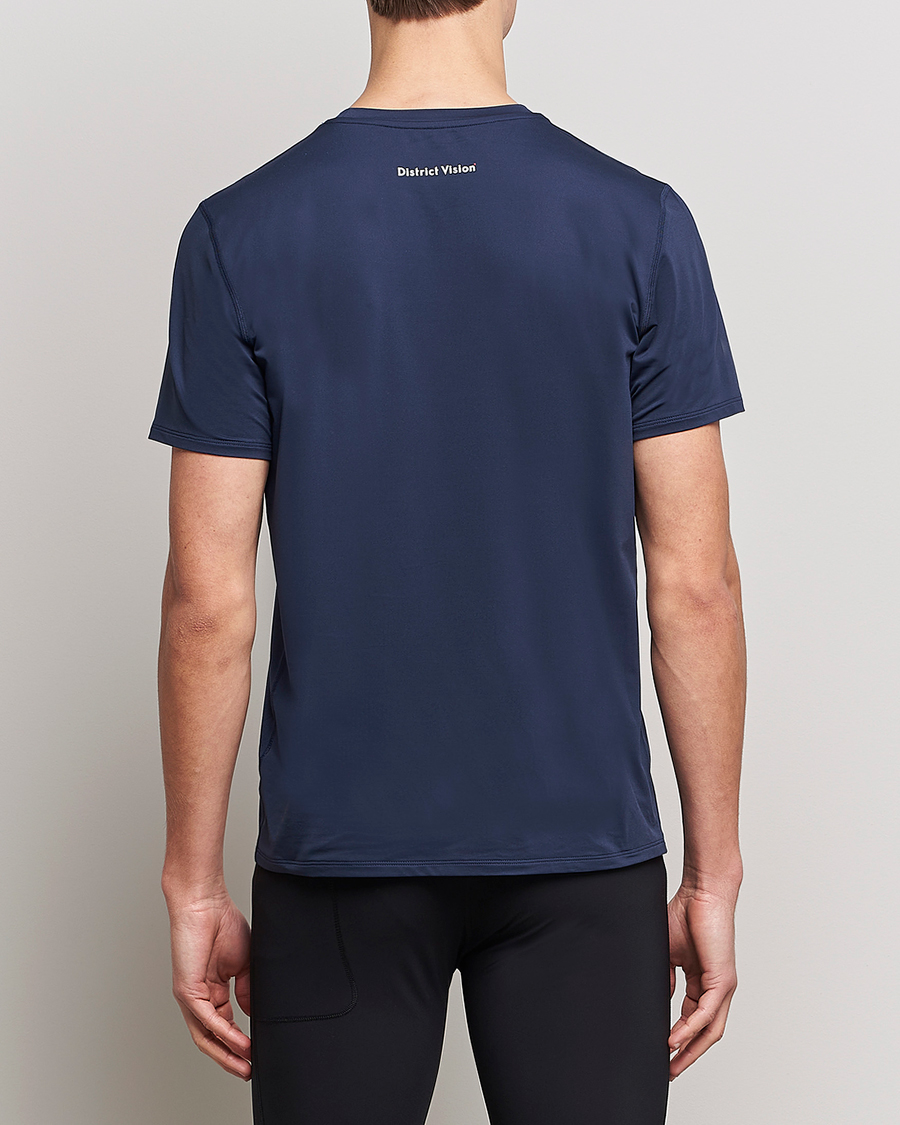 Uomini | T-shirt | District Vision | Deva-Tech Short Sleeve T-Shirt Navy