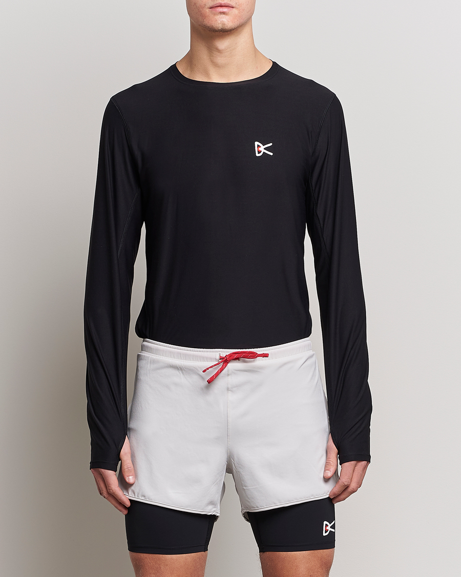 Uomini | T-shirt | District Vision | Aloe-Tech Long Sleeve T-Shirt Black