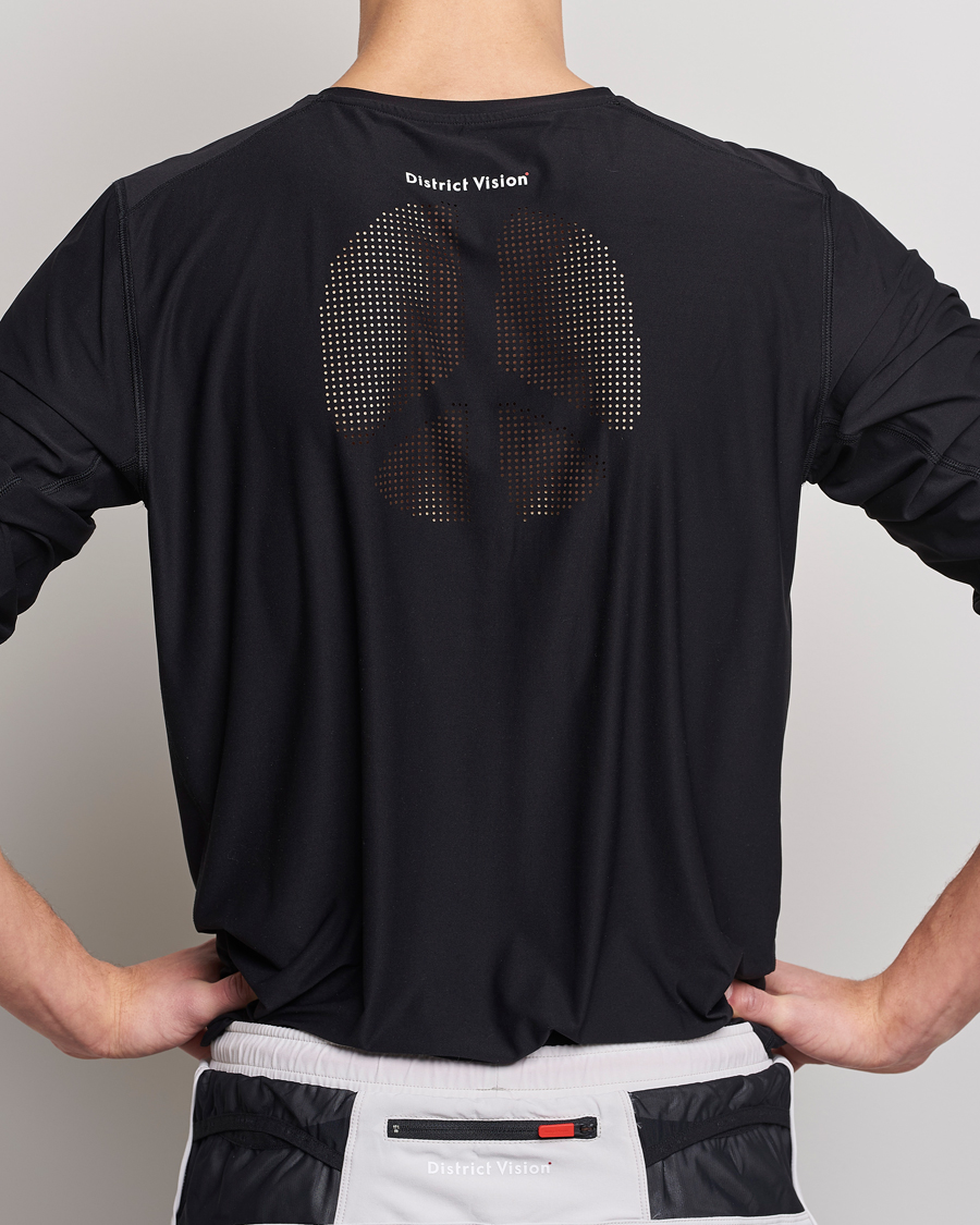 Uomini | T-shirt | District Vision | Aloe-Tech Long Sleeve T-Shirt Black