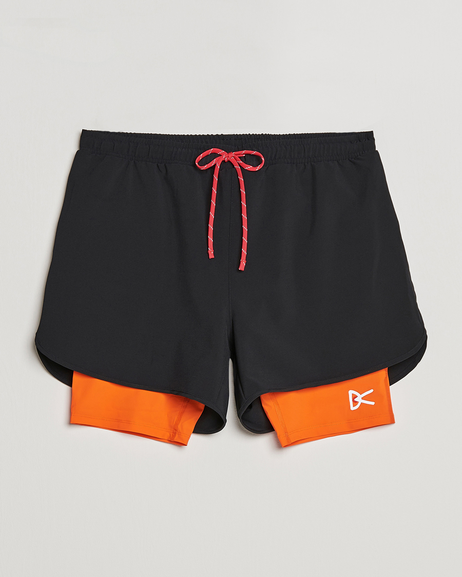 Uomini | Pantaloncini | District Vision | Aaron Trail Shorts Black