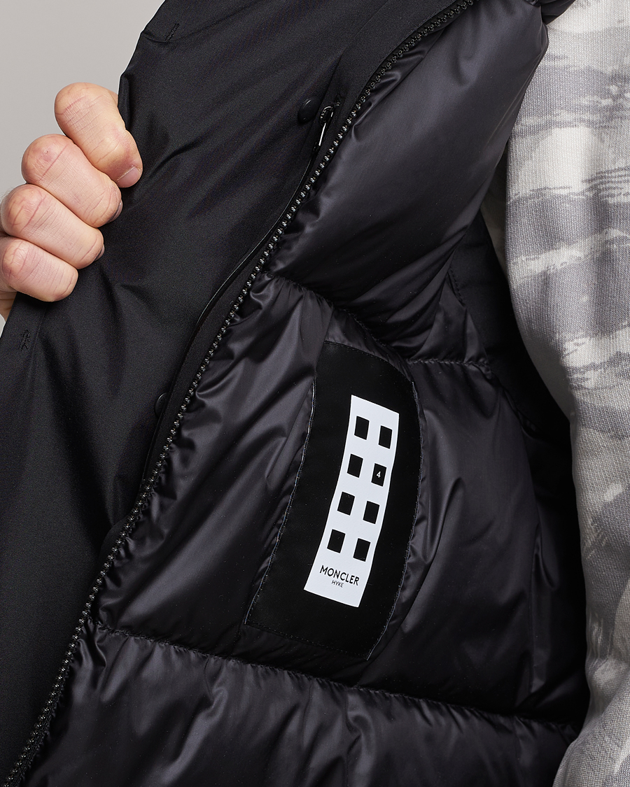 Uomini | Gilet | Moncler Genius | 4 Moncler Hyke Vanil Hooded Vest Black
