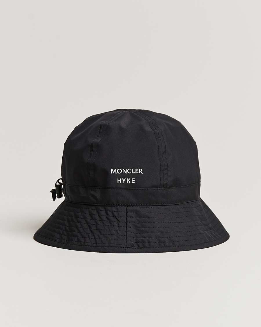 Uomini | 4 Moncler Hyke Bucket Hat Black | Moncler Genius | 4 Moncler Hyke Bucket Hat Black
