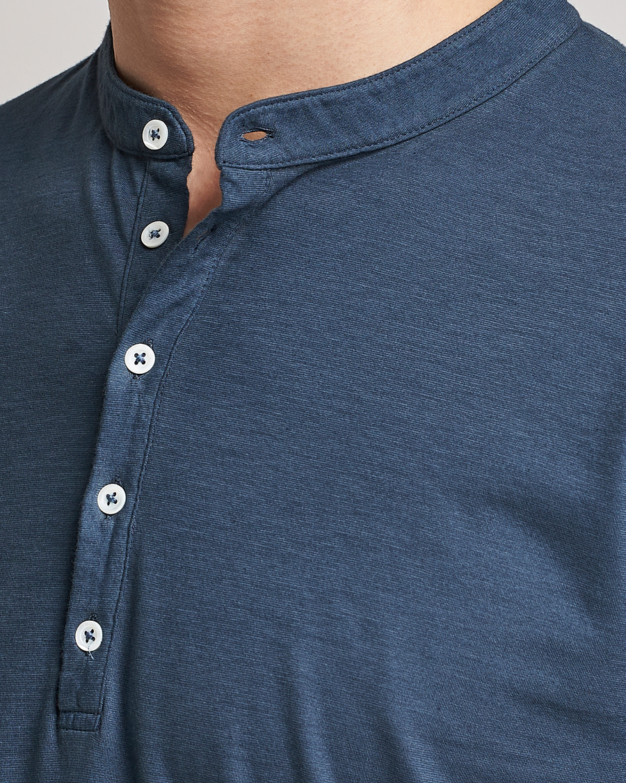 Uomini | Maglieria | Massimo Alba | Hawai Watercolor Henley Moon Rock