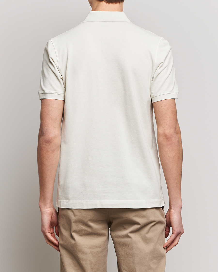 Uomini | Polo | Piacenza Cashmere | Portofino Short Sleeve Polo Off White