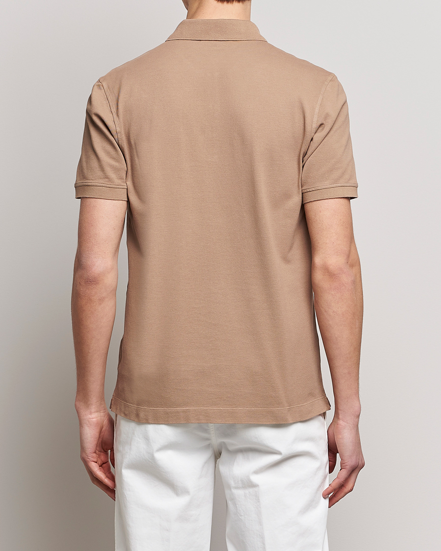 Uomini | Polo | Piacenza Cashmere | Portofino Short Sleeve Polo Beige