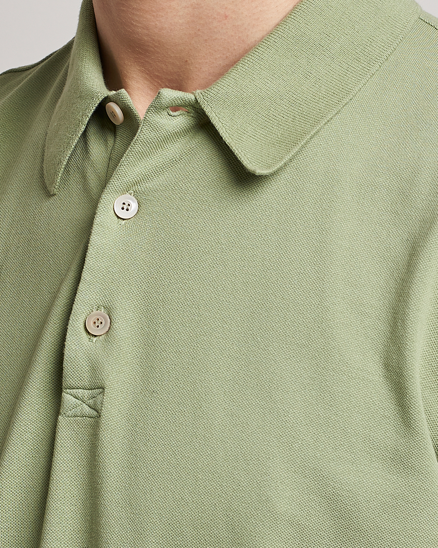 Uomini | Polo | Piacenza Cashmere | Portofino Short Sleeve Polo Mint
