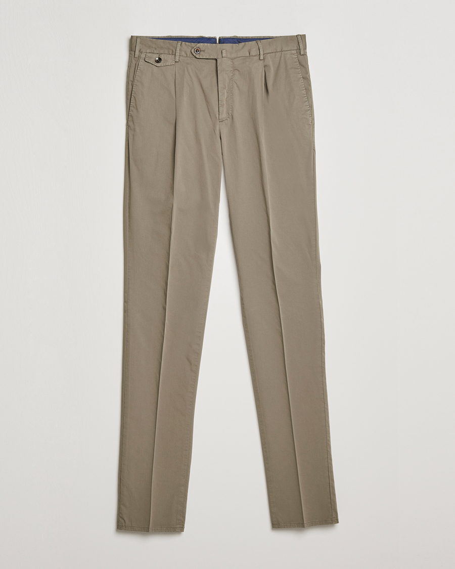 Uomini | Pantaloni | PT01 | Gentleman Fit Cotton Stretch Chinos Taupe