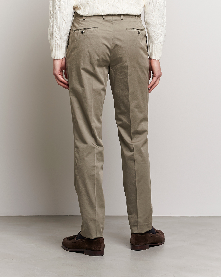 Uomini | Pantaloni | PT01 | Gentleman Fit Cotton Stretch Chinos Taupe