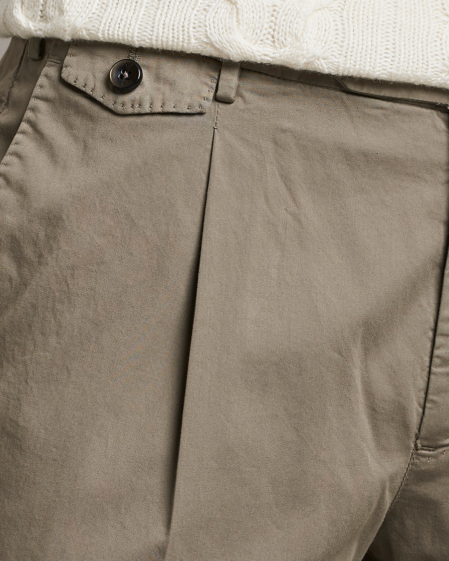 Uomini | Pantaloni | PT01 | Gentleman Fit Cotton Stretch Chinos Taupe