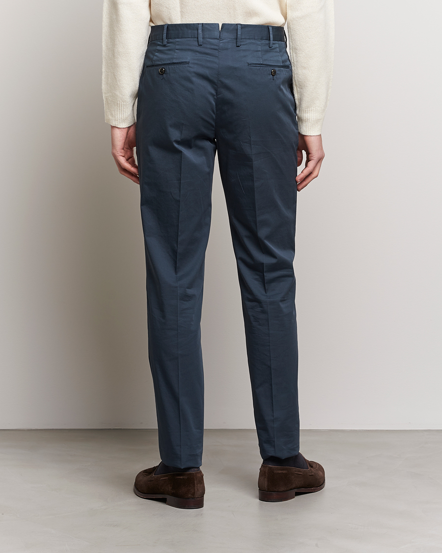 Uomini | Pantaloni | PT01 | Gentleman Fit Cotton Stretch Chinos Navy