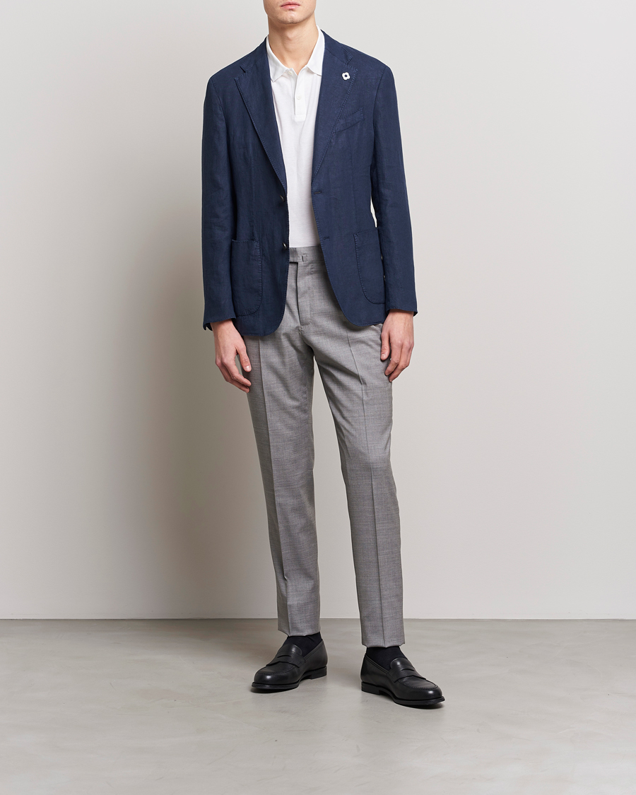 Uomini | Pantaloni | PT01 | Gentleman Fit Wool Trousers Light Grey