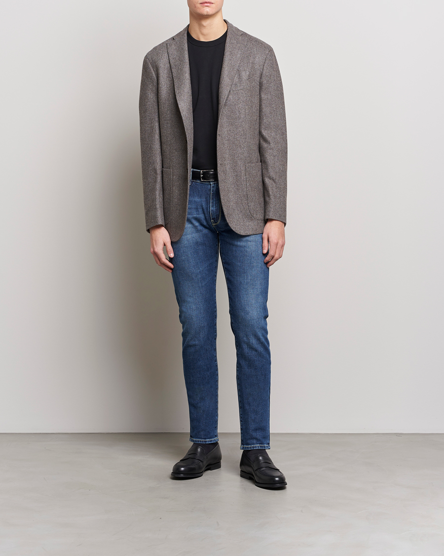 Uomini | Jeans | PT01 | Slim Fit Stretch Jeans Medium Blue Wash