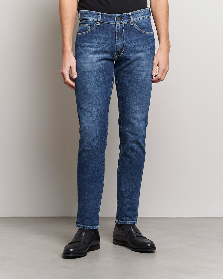 Uomini | Jeans | PT01 | Slim Fit Stretch Jeans Medium Blue Wash