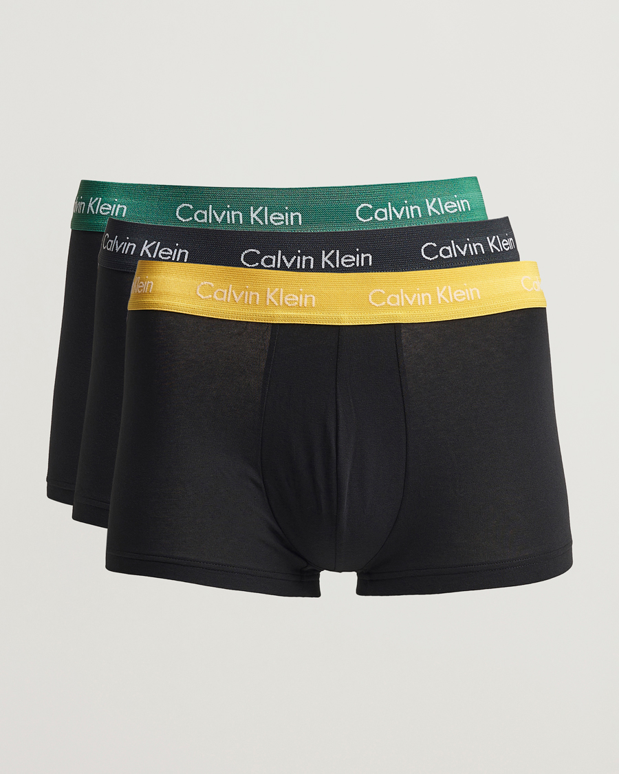 Uomini | Biancheria intima | Calvin Klein | Cotton Stretch Trunk 3-Pack Black