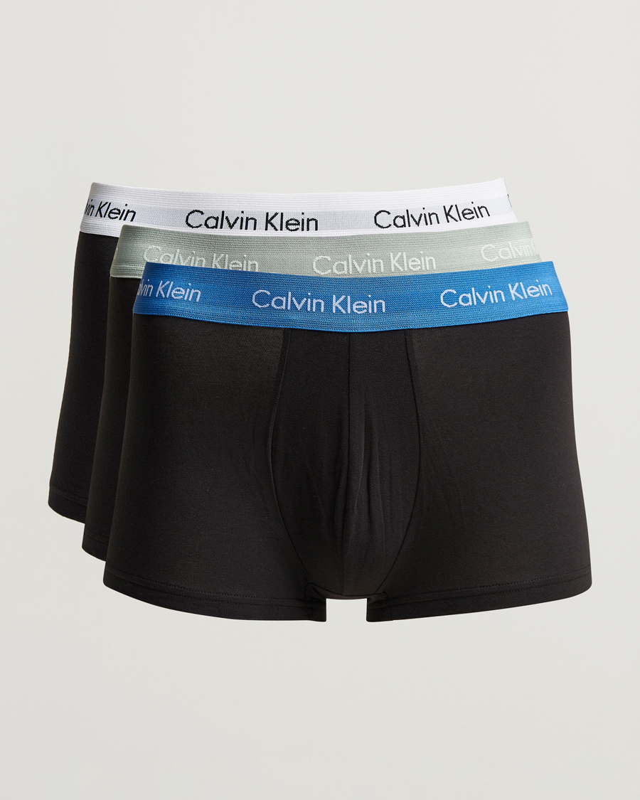 Uomini | Biancheria intima | Calvin Klein | Cotton Stretch Trunk 3-Pack Black
