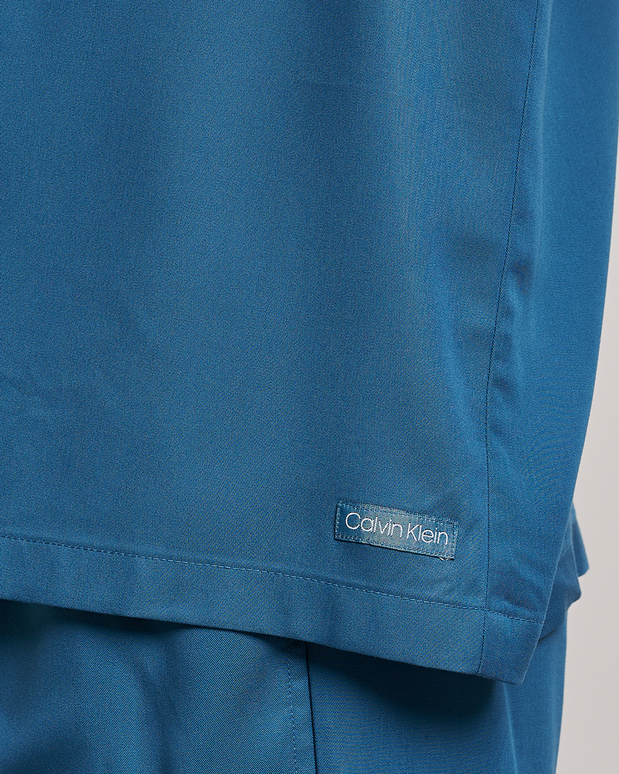 Uomini | Camicie | Calvin Klein | Lyocell Short Sleeve Loungewear Shirt Midnight