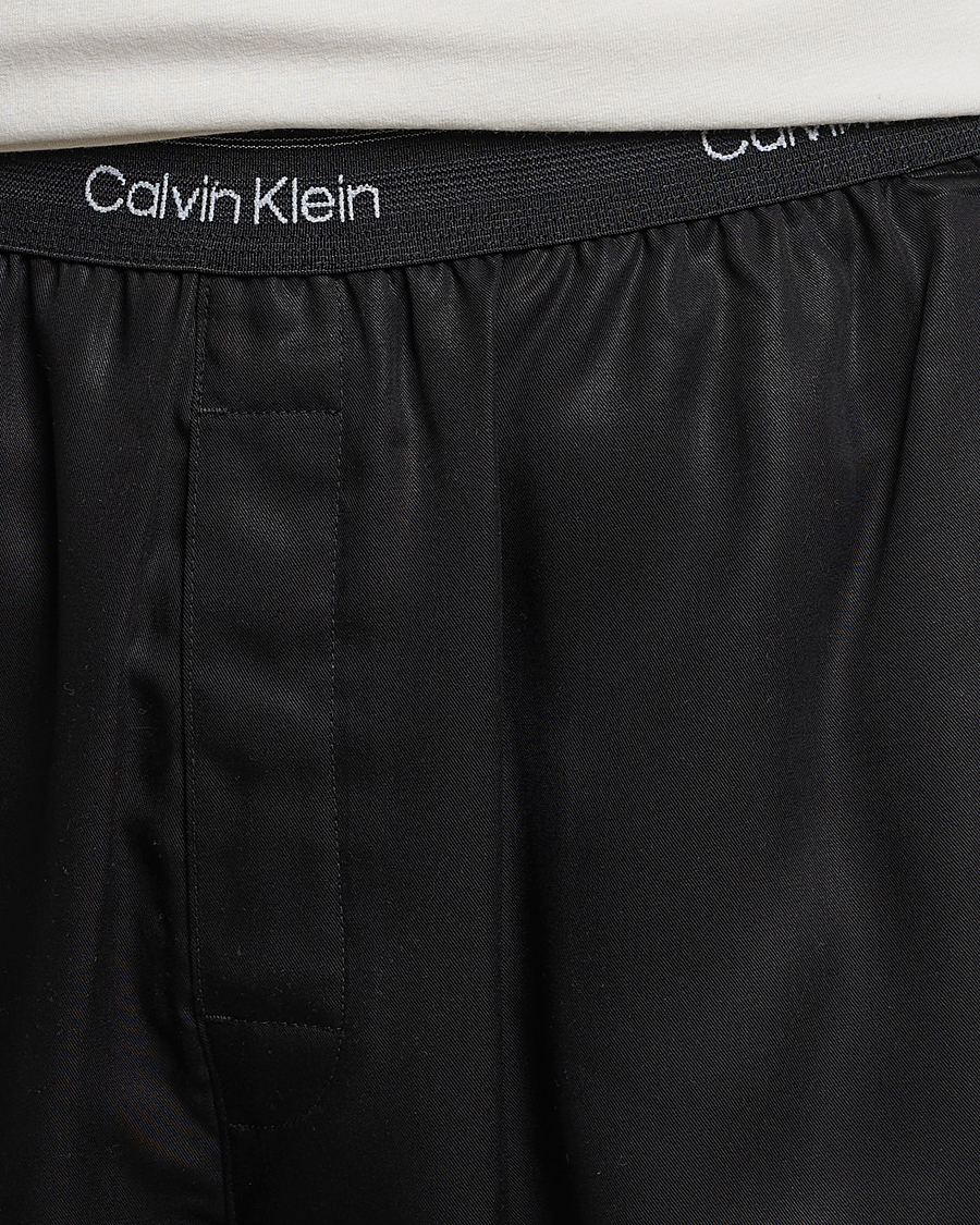Uomini | Pantaloncini | Calvin Klein | Lyocell Loungewear Shorts Black
