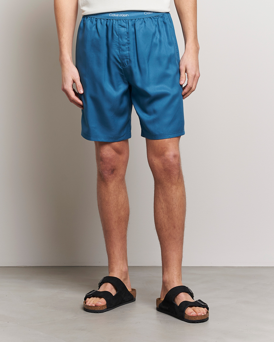 Uomini | Pantaloncini | Calvin Klein | Lyocell Loungewear Shorts Midnight