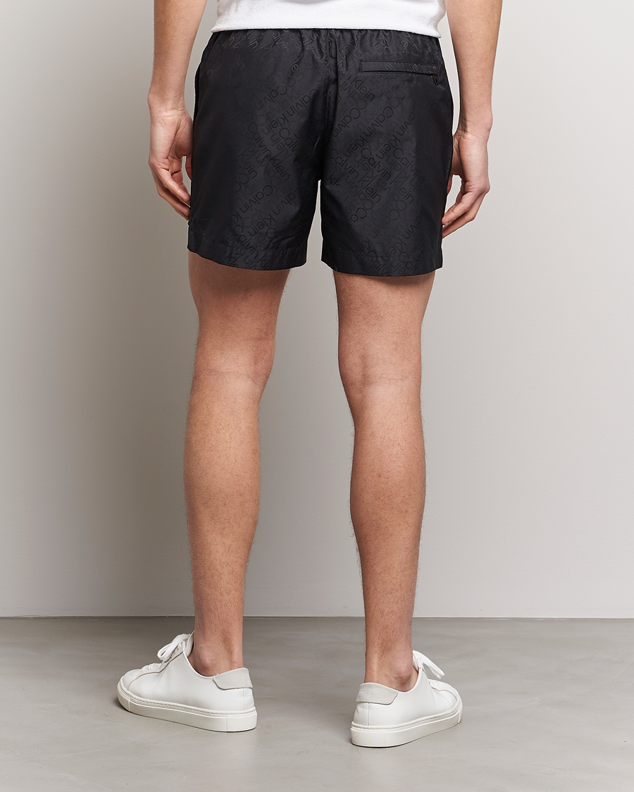 Uomini | Costumi da bagno | Calvin Klein | Tailored Monogram Swimshorts Black