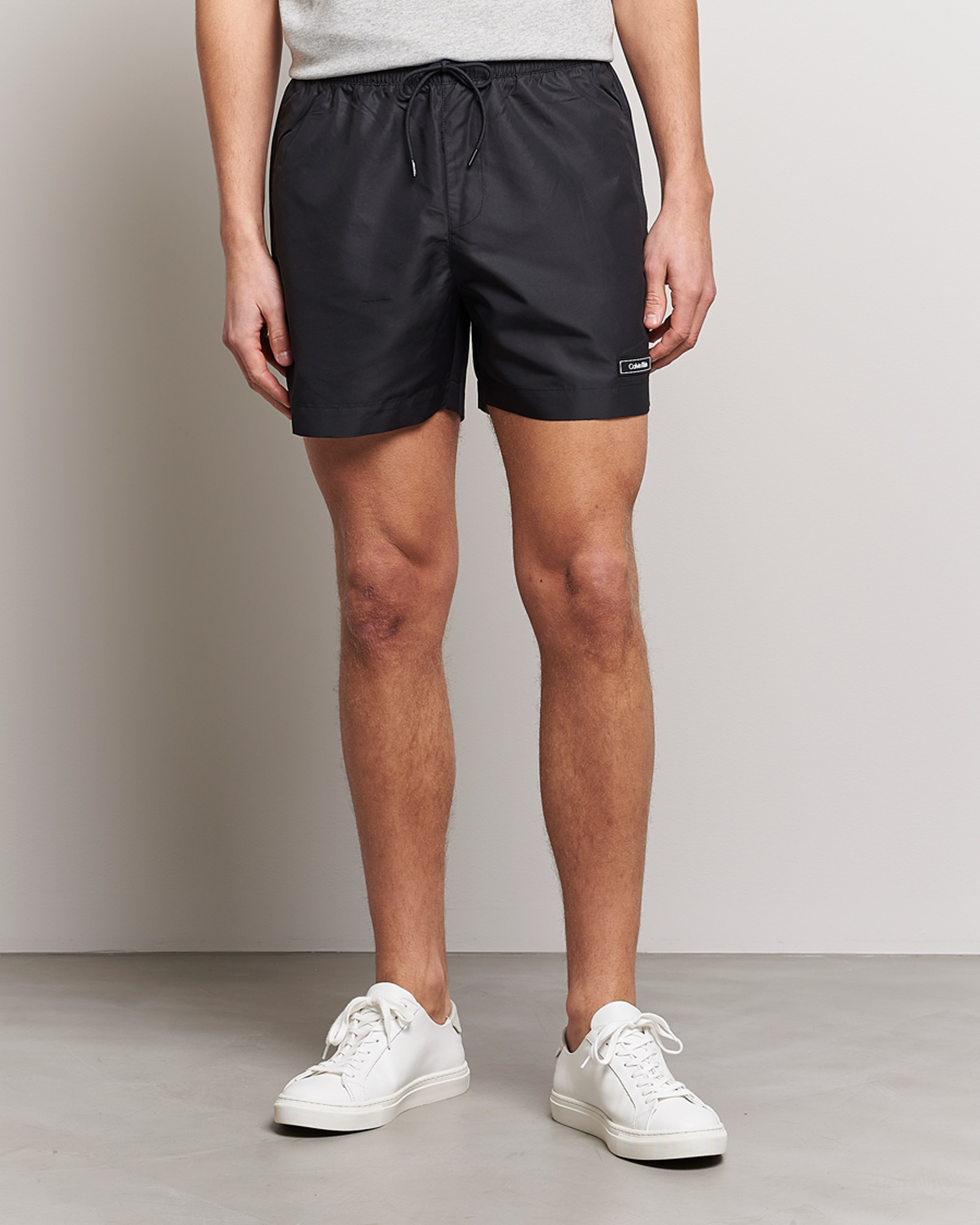 Uomini | Costumi da bagno | Calvin Klein | Logo Drawstring Swimshorts Black