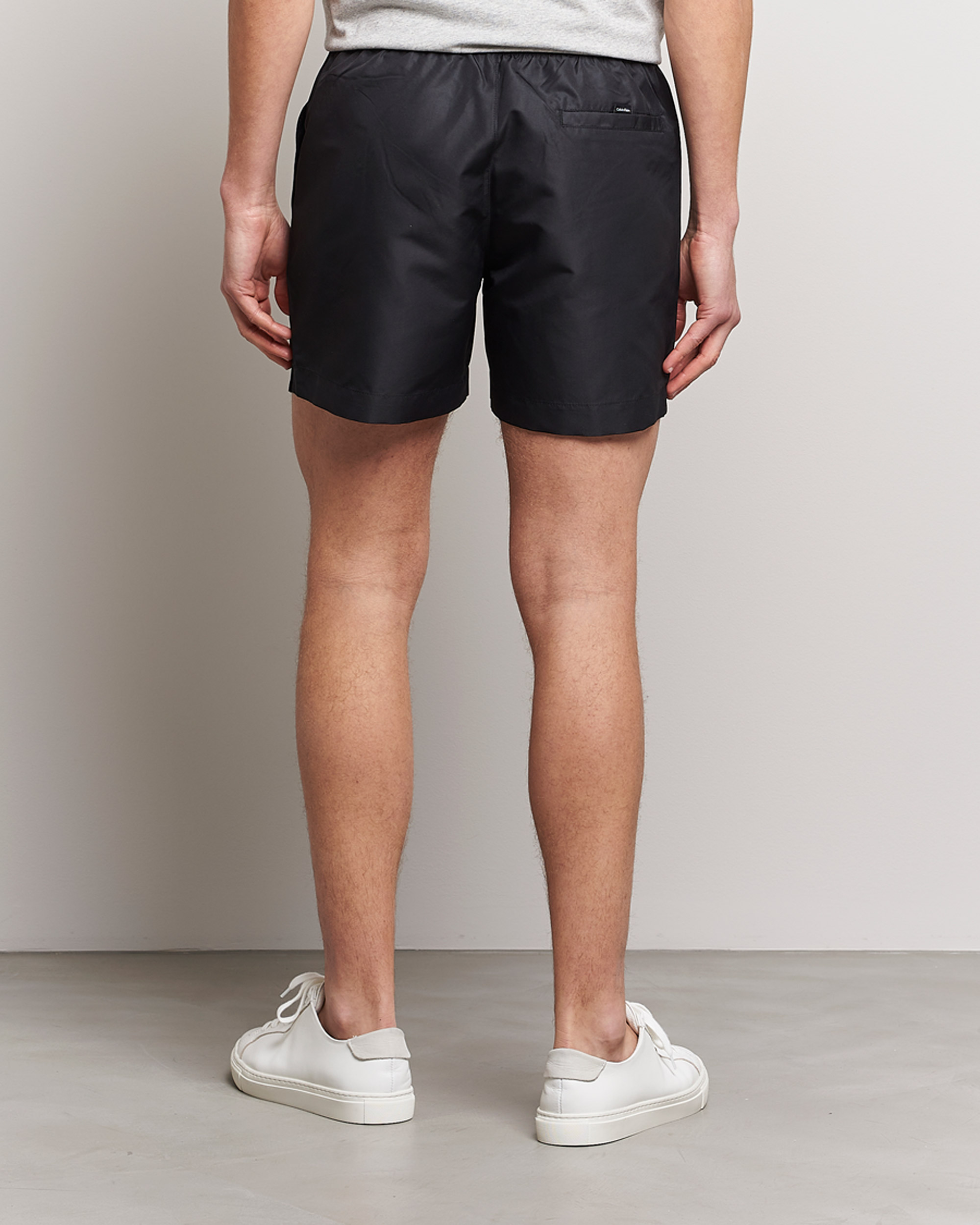 Uomini | Costumi da bagno | Calvin Klein | Logo Drawstring Swimshorts Black