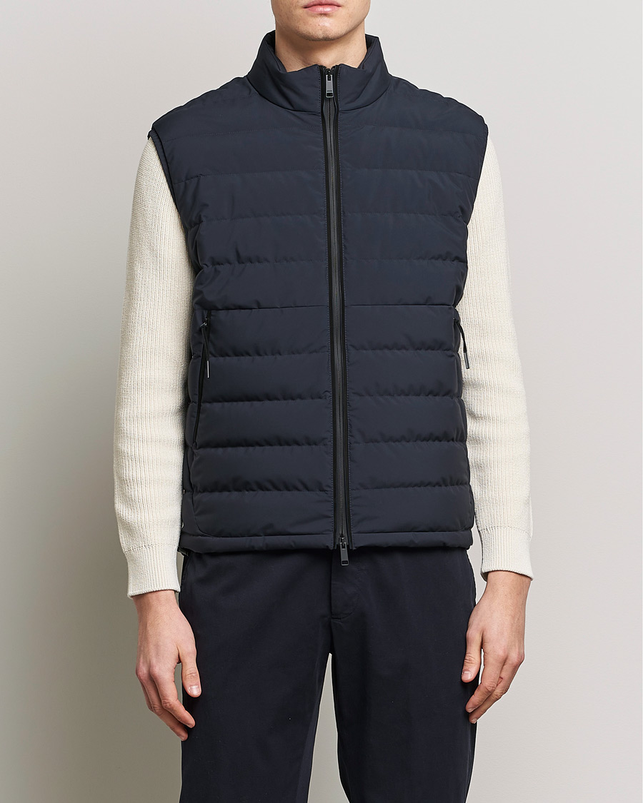 Uomini | Giacche | Zegna | Stratos Padded Gilet Navy