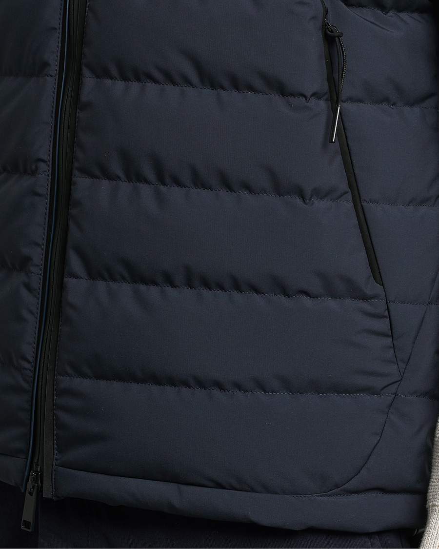 Uomini | Gilet | Zegna | Stratos Padded Gilet Navy