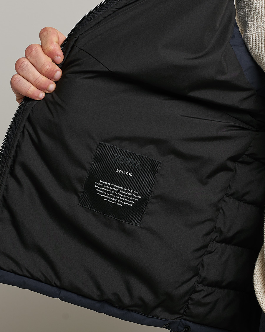 Uomini | Giacche | Zegna | Stratos Padded Gilet Navy