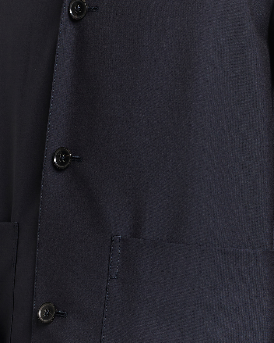 Uomini | Giacche | Zegna | Wool/Mohair Chore Jacket Navy