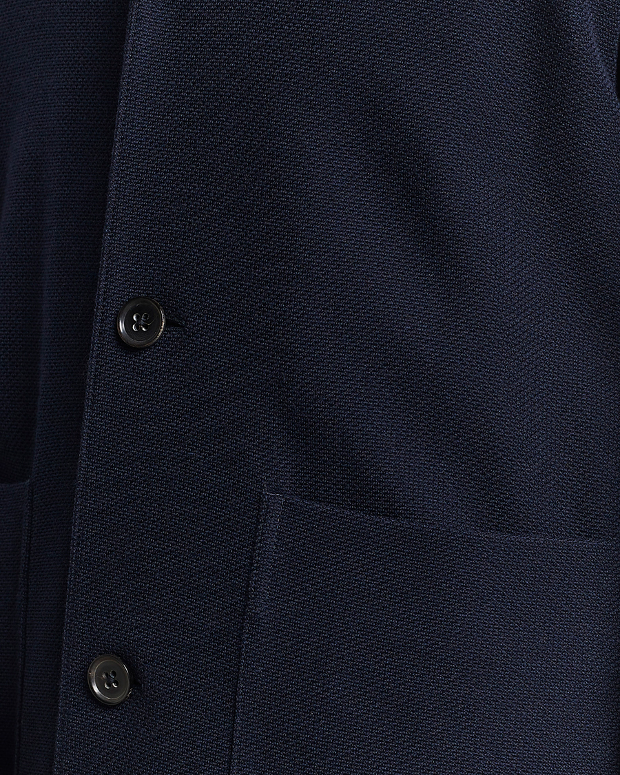 Uomini | Giacche | Zegna | Wool Jersey Chore Jacket Navy