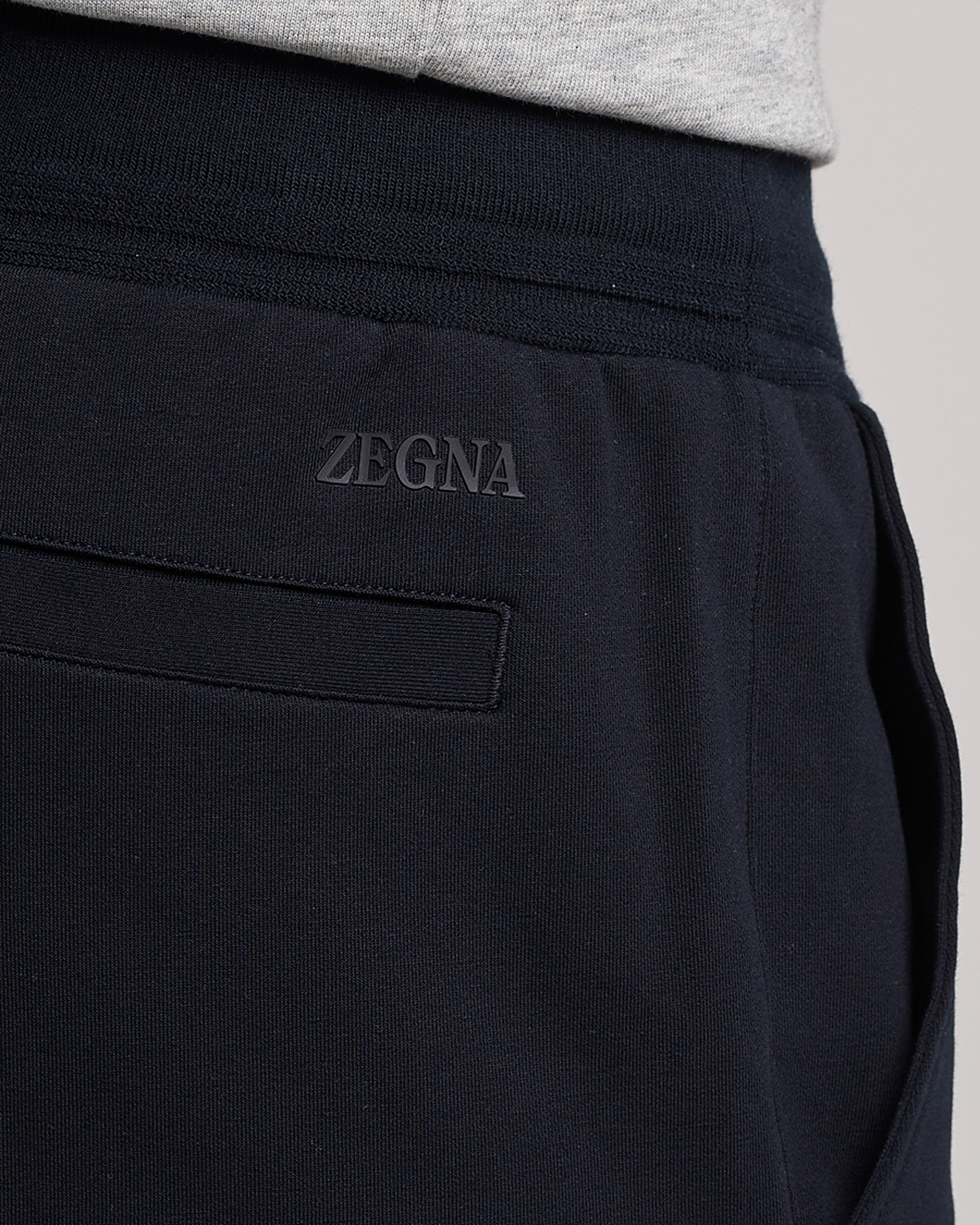 Uomini | Pantaloni | Zegna | Cotton Stretch Joggers Navy