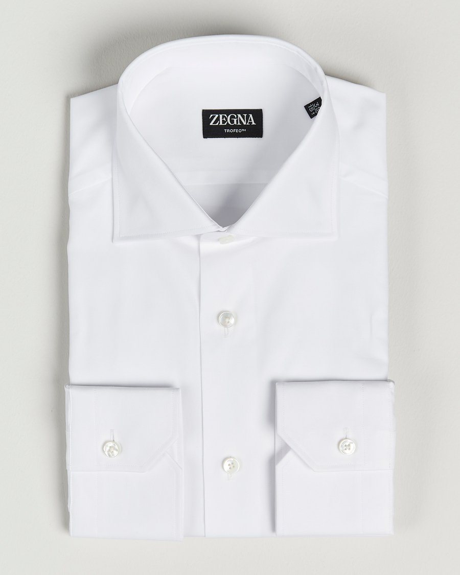 Uomini | Camicie | Zegna | Slim Fit Trofeo Dress Shirt White