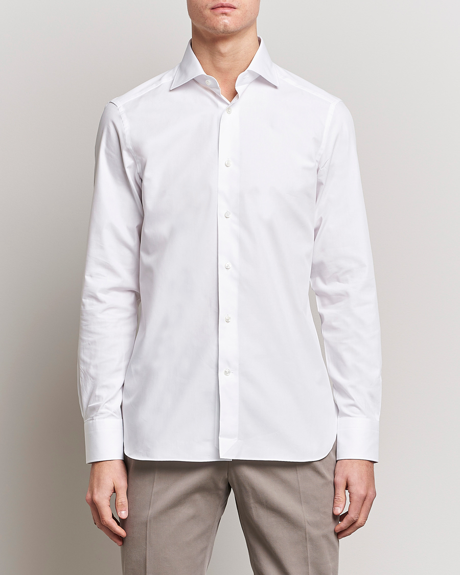Uomini | Camicie | Zegna | Slim Fit Trofeo Dress Shirt White