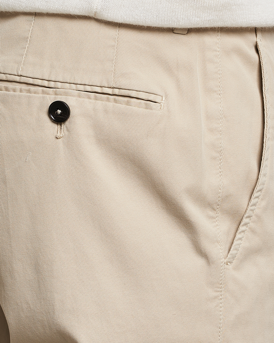 Uomini | Pantaloni | Zegna | Slim Fit Premium Cotton Chinos Off White