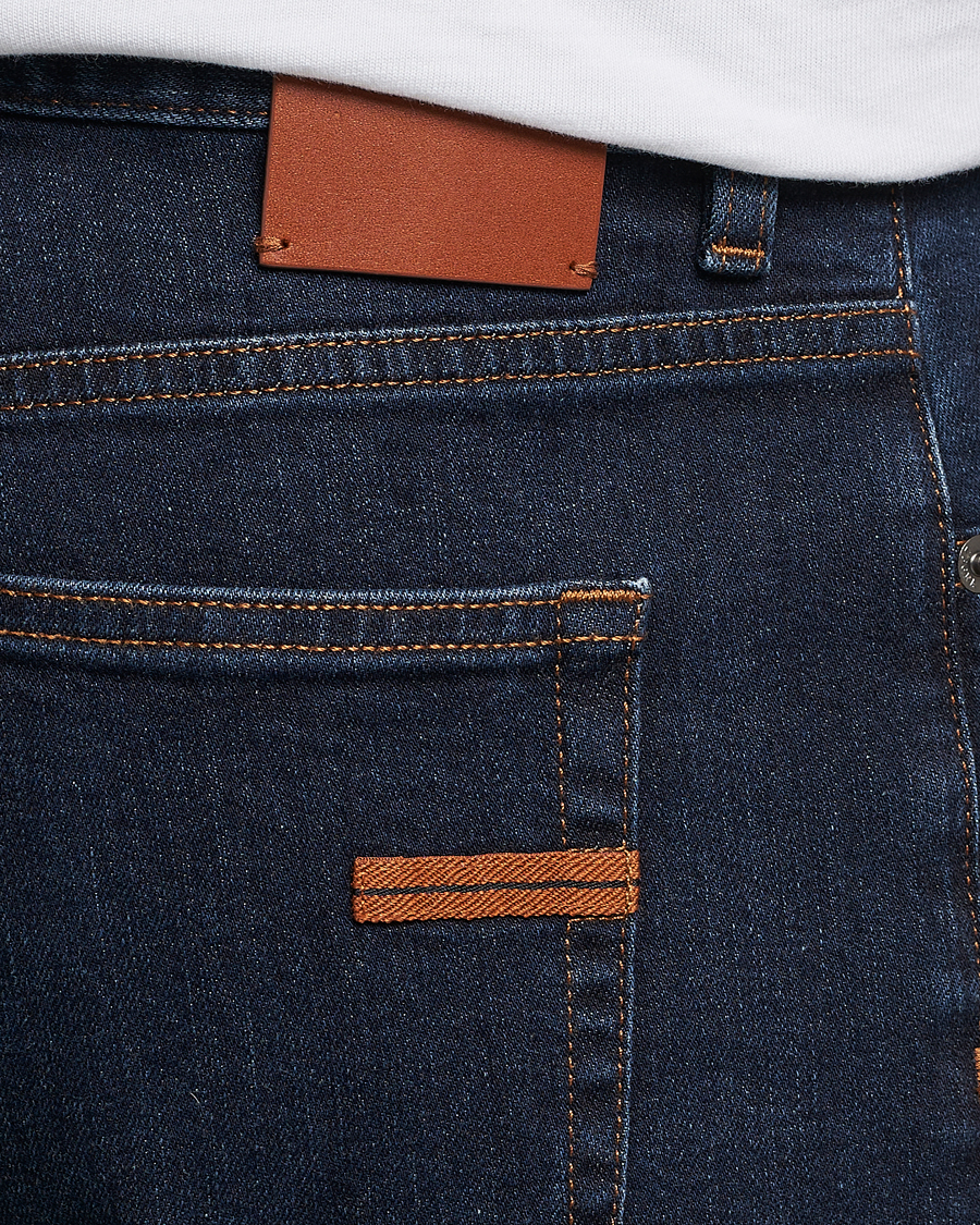 Uomini | Jeans | Zegna | 5-Pocket Denim Pants Dark Rinse