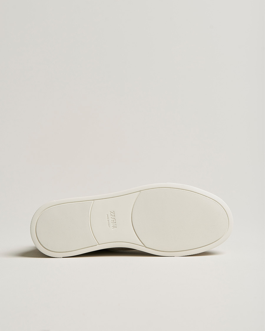 Uomini | Zegna Triple Stitch Sneakers Grey Suede | Zegna | Triple Stitch Sneakers Grey Suede