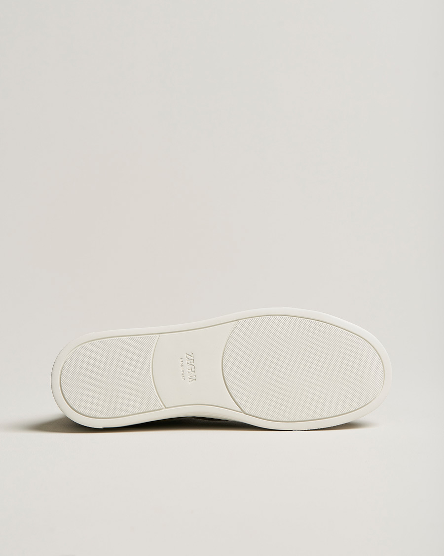 Uomini | Zegna Triple Stitch Sneakers Dark Brown Suede | Zegna | Triple Stitch Sneakers Dark Brown Suede