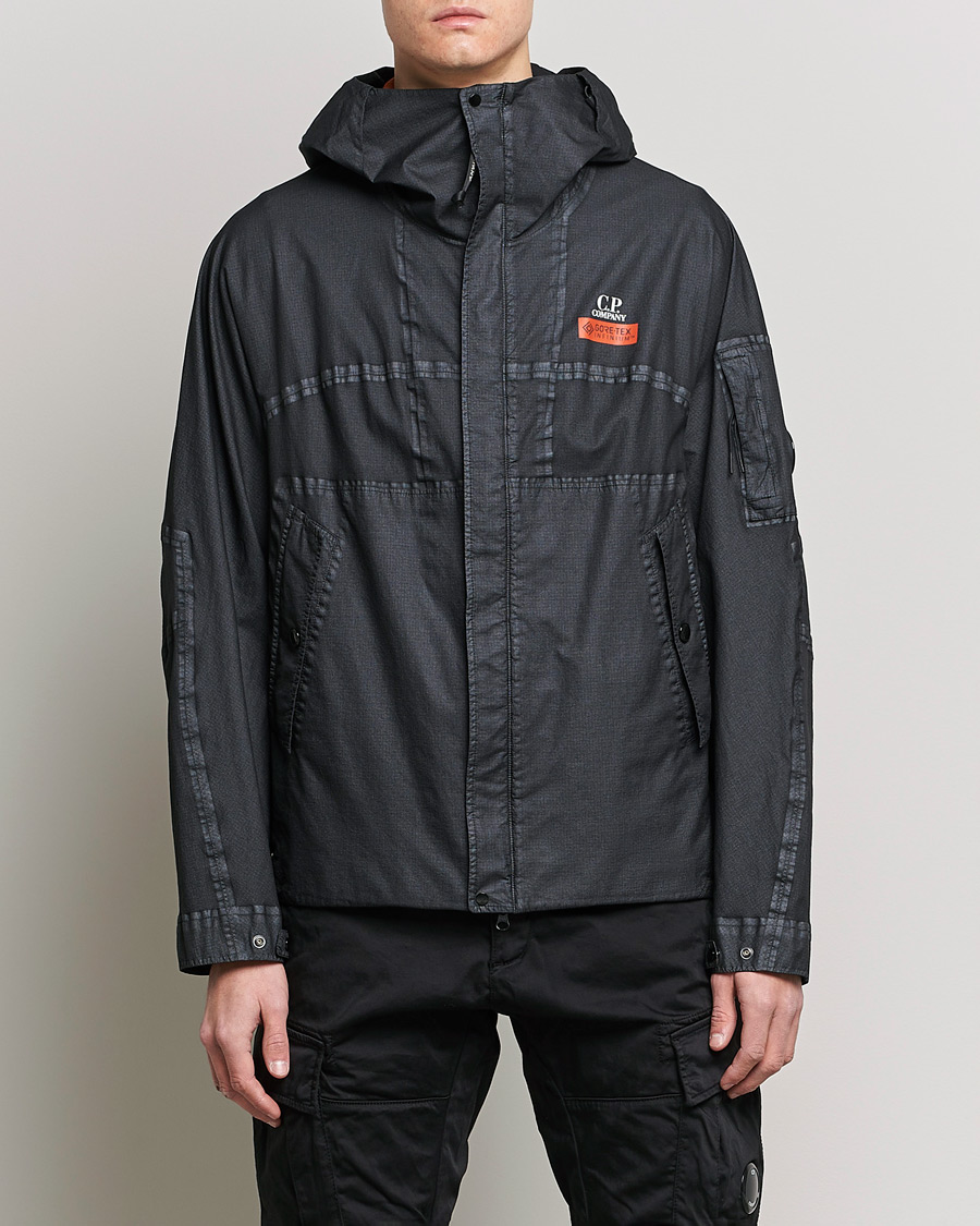 Uomini | Giacche | C.P. Company | GORE-TEX Infinium Nylon Hood Jacket Black