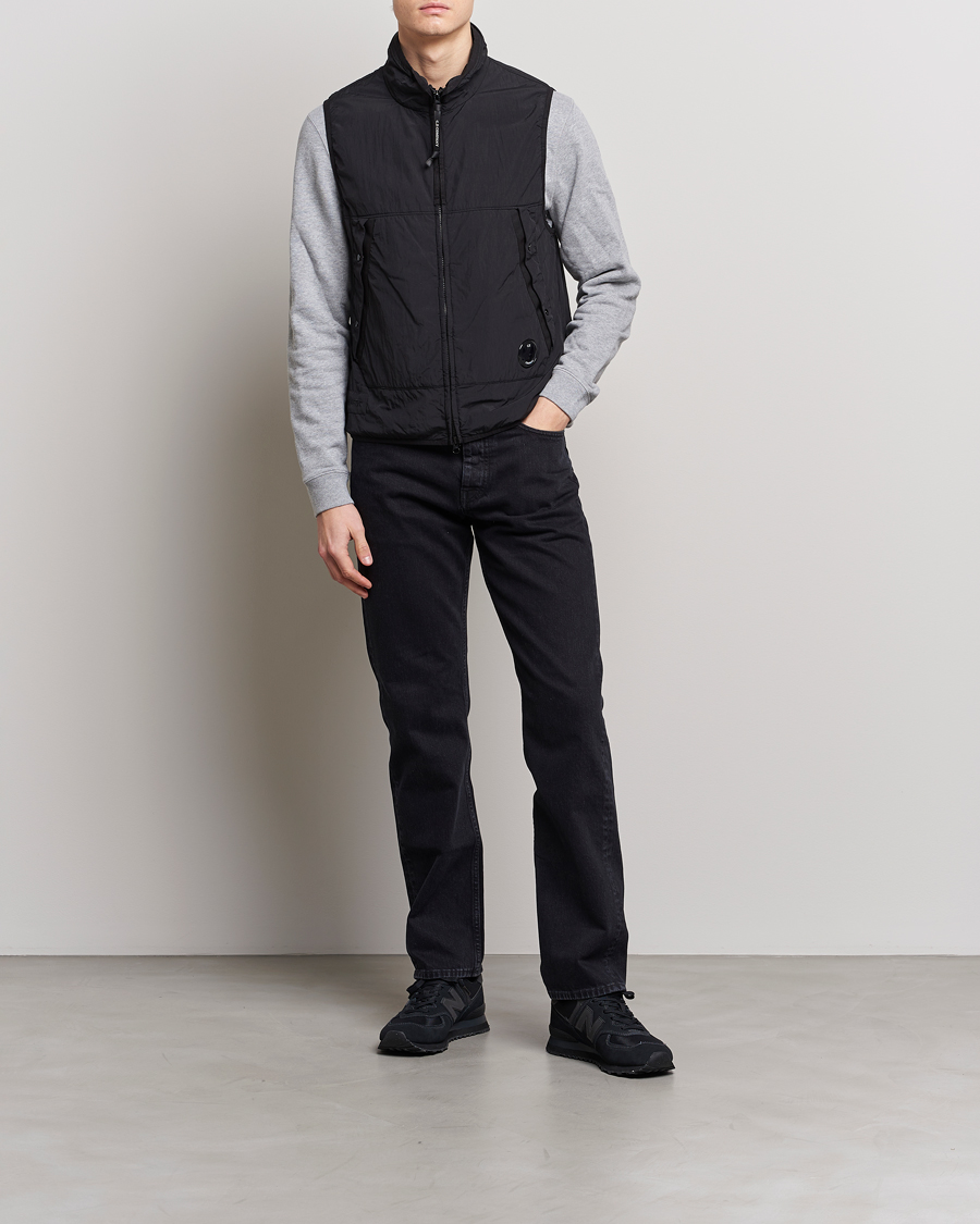 Uomini | C.P. Company Polartek G.D.P.Nylon Vest Black | C.P. Company | Polartek G.D.P.Nylon Vest Black