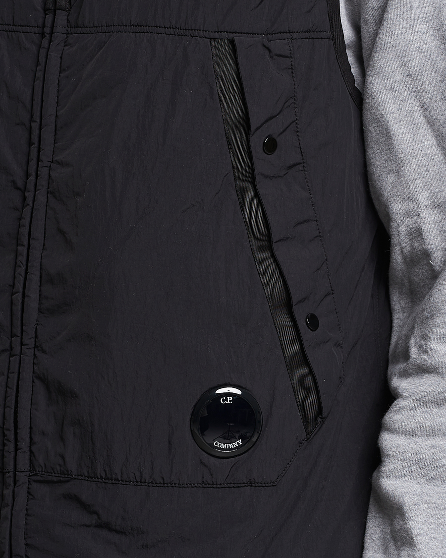 Uomini | C.P. Company Polartek G.D.P.Nylon Vest Black | C.P. Company | Polartek G.D.P.Nylon Vest Black
