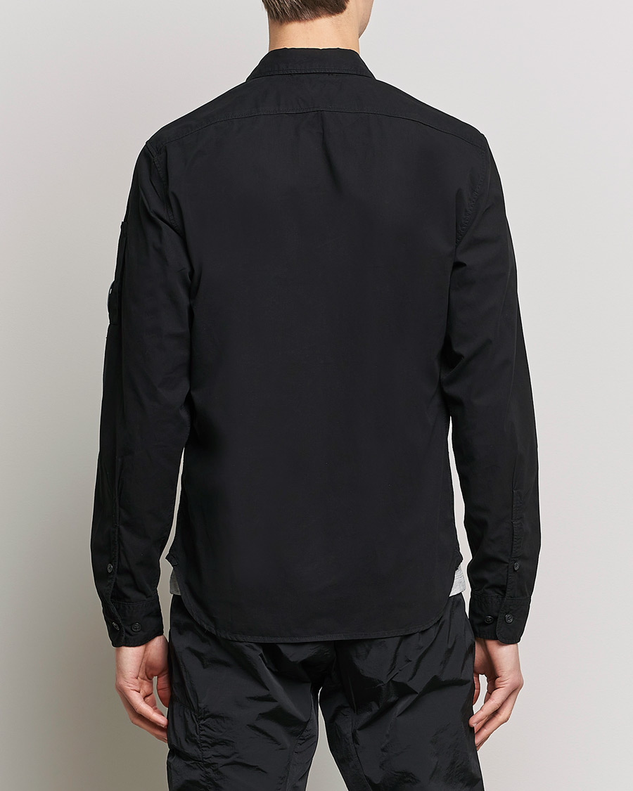 Uomini | Camicie | C.P. Company | Garment Dyed Gabardine Shirt Jacket Black