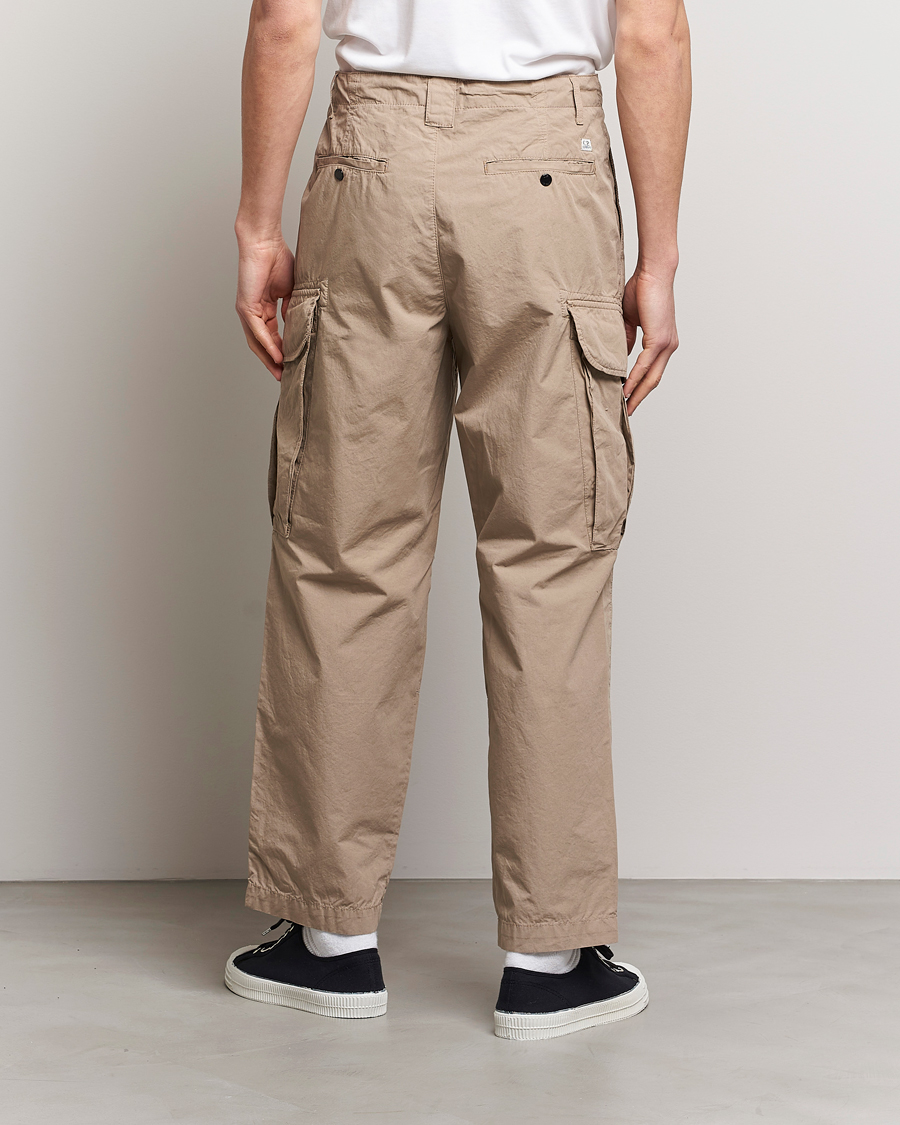 Uomini | Pantaloni | C.P. Company | Microreps No Peach Loose Fit Cargo Pants Sand