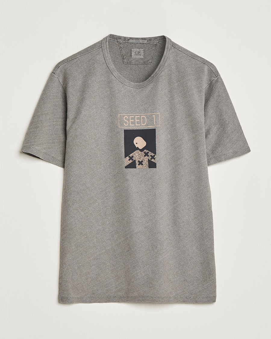 Uomini | T-shirt | C.P. Company | Seed Recycled Hemp T-Shirt Grey