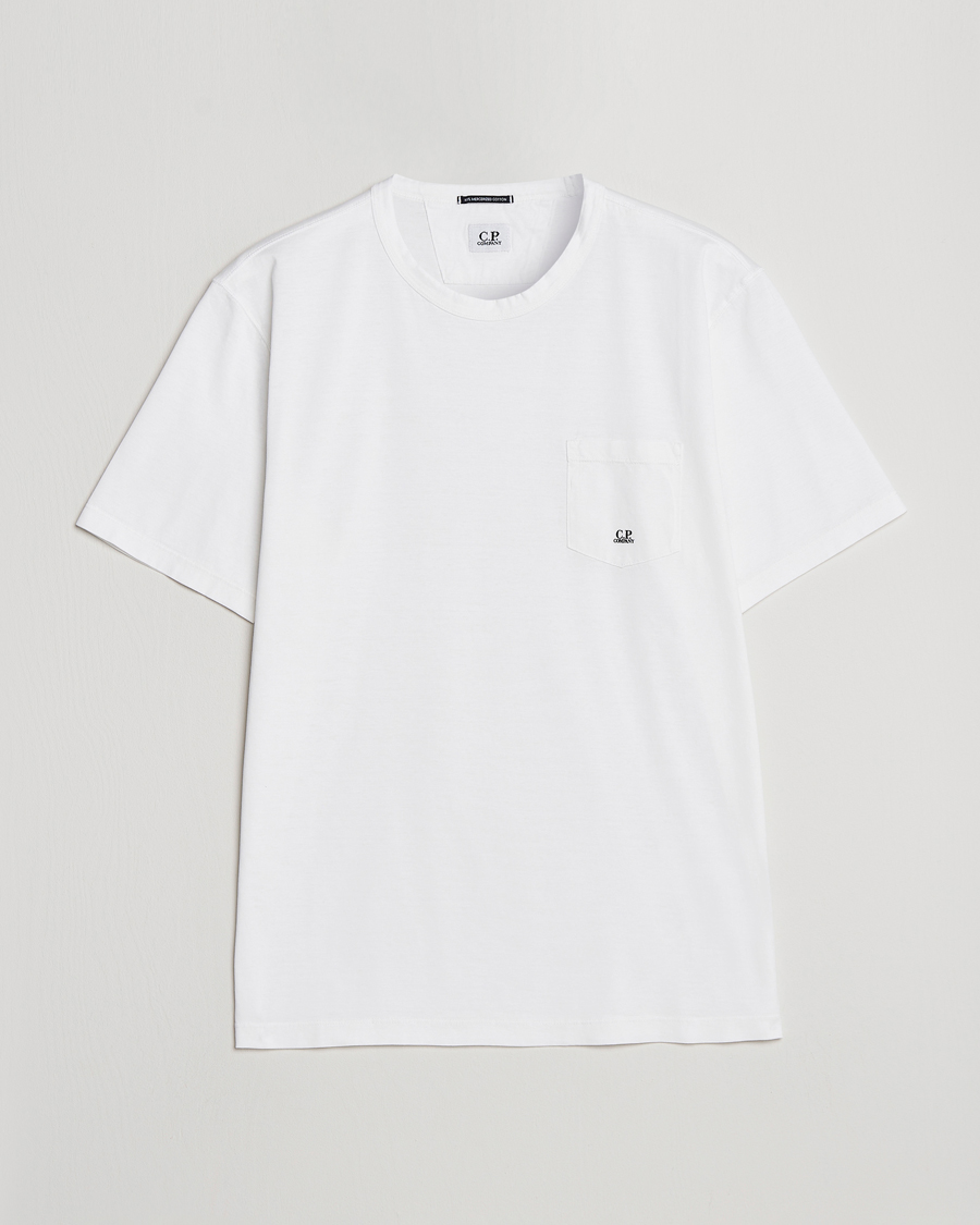 Uomini | T-shirt | C.P. Company | Mercerized Cotton Pocket T-Shirt White