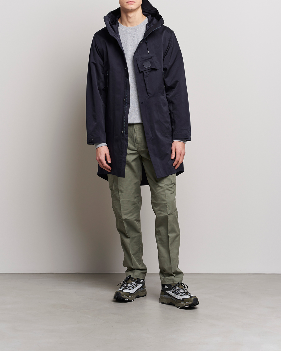 Uomini | Giacche | C.P. Company | Metropolis A.A.C. Water resistant Long Jacket Navy