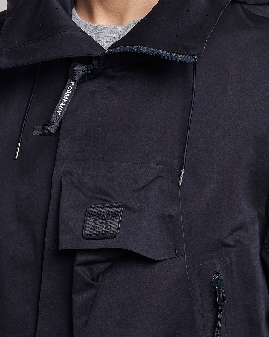 Uomini | Giacche | C.P. Company | Metropolis A.A.C. Water resistant Long Jacket Navy