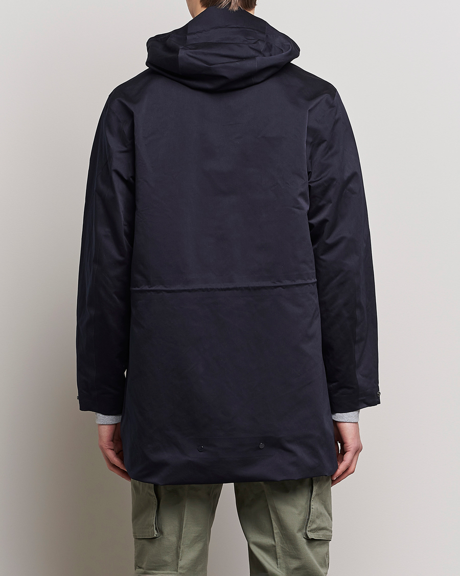 Uomini | Giacche | C.P. Company | Metropolis A.A.C. Water resistant Long Jacket Navy