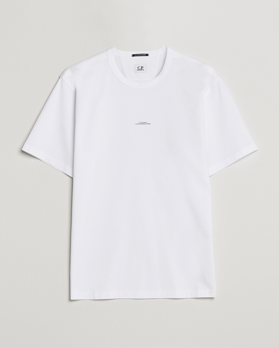Uomini | T-shirt | C.P. Company | Metropolis Mercerized Jersey T-Shirt White