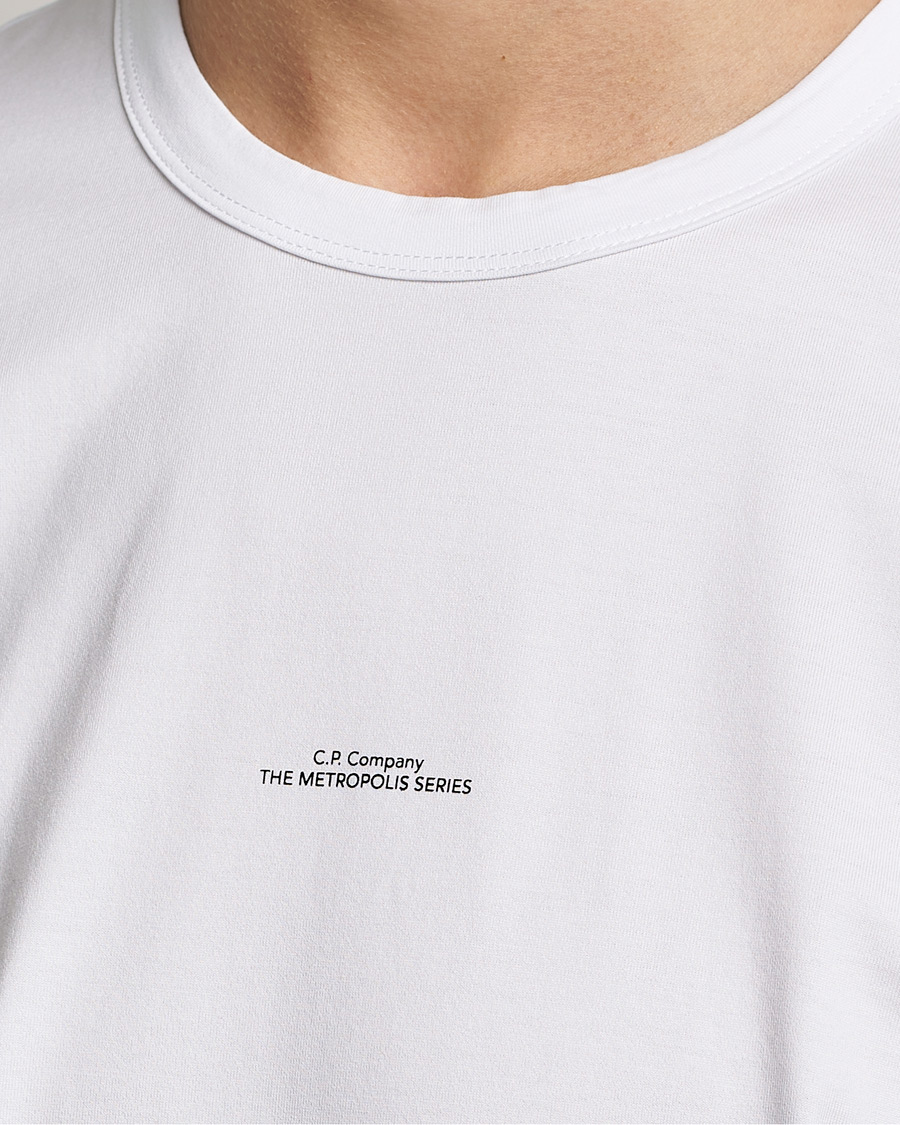 Uomini | T-shirt | C.P. Company | Metropolis Mercerized Jersey T-Shirt White
