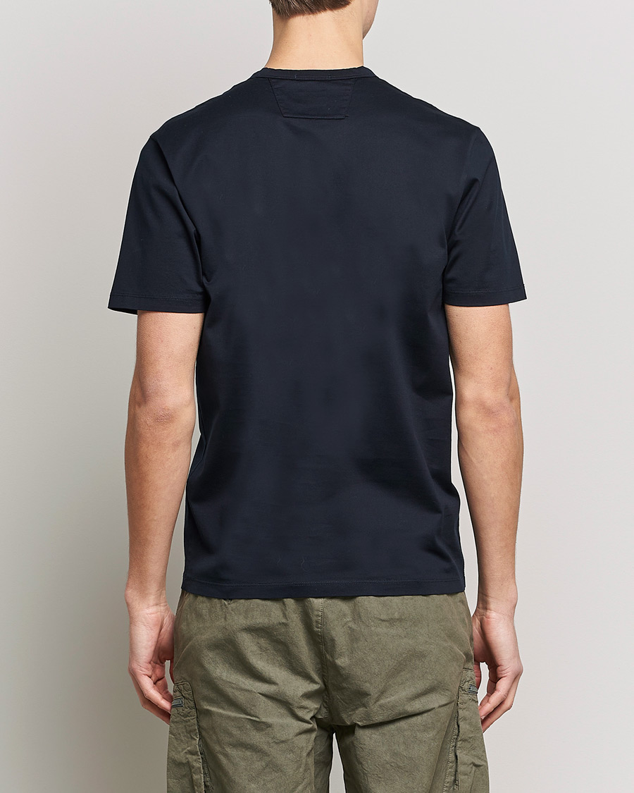 Uomini | T-shirt | C.P. Company | Metropolis Mercerized Jersey T-Shirt Navy
